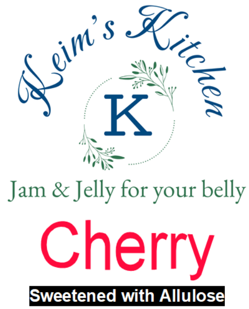 Cherry jelly sweetened w/ Allulose