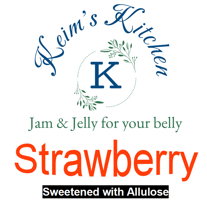 Strawberry jelly sweetened w/ Allulose