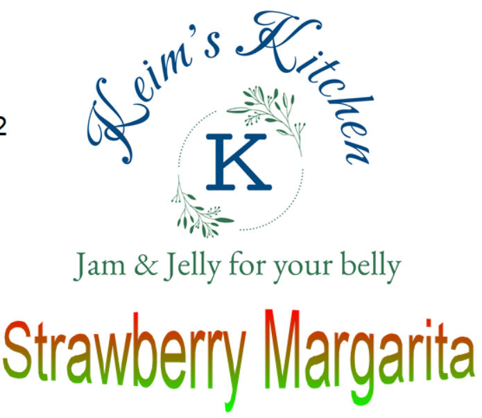 Strawberry margarita Jelly